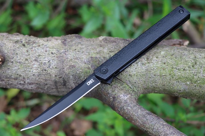 Columbia CRKT 7097 axis black folding camping hunting pocket knife UD417663